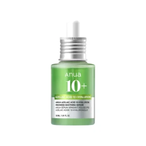 Anua Azelaic Acid 10 Hyaluron Καταπραϋντικό Serum Προσώπου κατά της Ερυθρότητας με Αζελαϊκό Οξύ 10%, Υαλουρονικό & Centella Asiatica 30ml