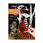 Avenir Scratch 4 Magic Animals Σετ Χειροτεχνίας Ξυστό με 4 Μαγικά Ζώα για Παιδιά 3+