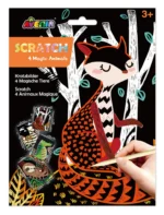 Avenir Scratch 4 Magic Animals Σετ Χειροτεχνίας Ξυστό με 4 Μαγικά Ζώα για Παιδιά 3+
