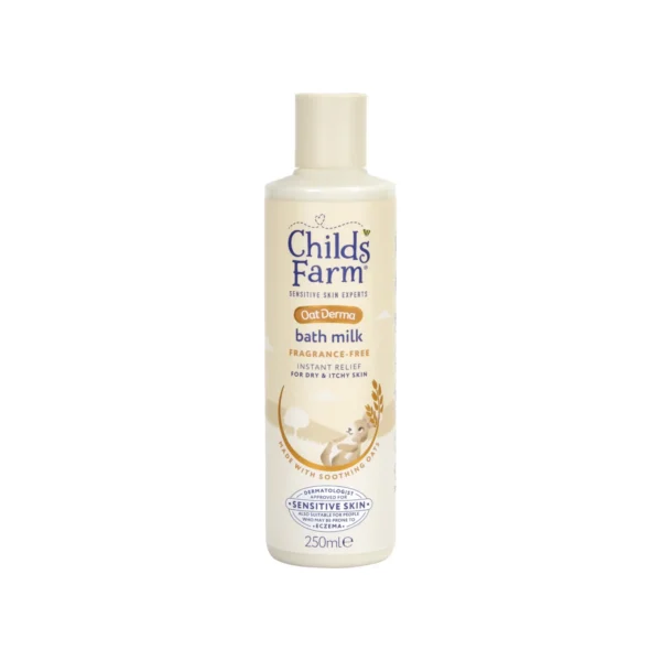 Childs Farm OatDerma Bath Milk Γαλάκτωμα Μπάνιου με Βρώμη χωρίς Άρωμα για Ξηρό & Ευαίσθητο Δέρμα 250ml