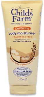 Childs Farm OatDerma Body Moisturiser Ενυδατική Κρέμα Σώματος με Βρώμη χωρίς Άρωμα για Ξηρό & Ευαίσθητο Δέρμα 200ml