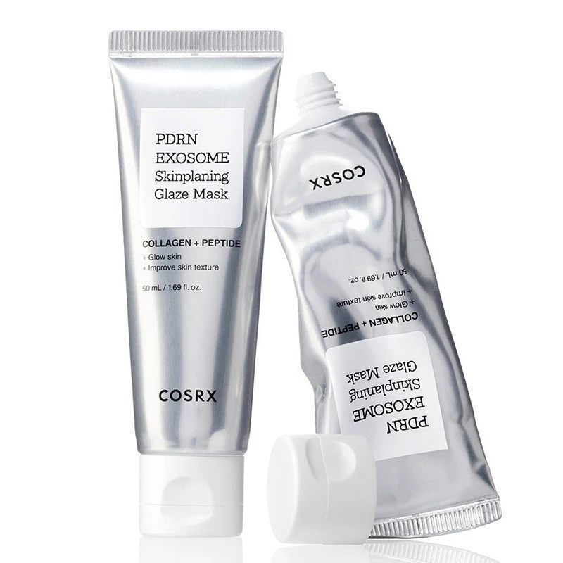 COSRX PDRN Exosome Skinplaning Glaze Mask 50ml – σωληνάριο και πινέλο