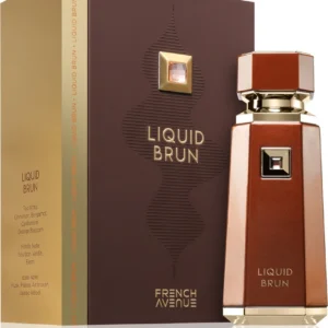 Fragrance World French Avenue Liquid Brun Eau de Parfum Ανδρικό Άρωμα με Κανέλα, Βανίλια Bourbon & Πραλίνα 100ml