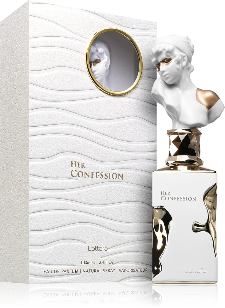 Lattafa Her Confession – το μπουκάλι των 100ml με το κουτί του
