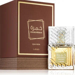 Lattafa Khamrah Qahwa Eau de Parfum Unisex Άρωμα με Αραβικό Καφέ, Κάρδαμο & Βανίλια 100ml