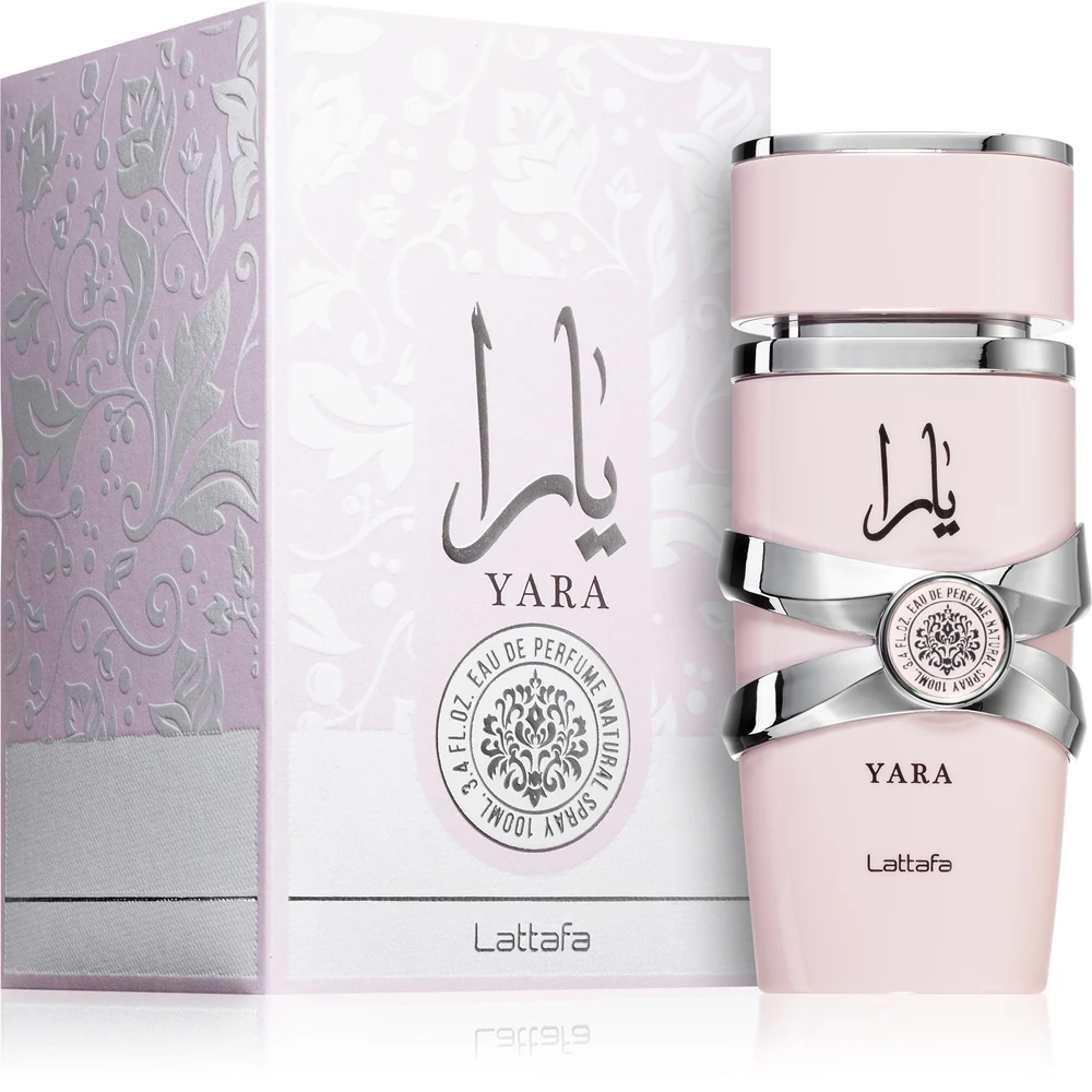 Lattafa Yara – το ροζ μπουκάλι των 100ml με το κουτί του