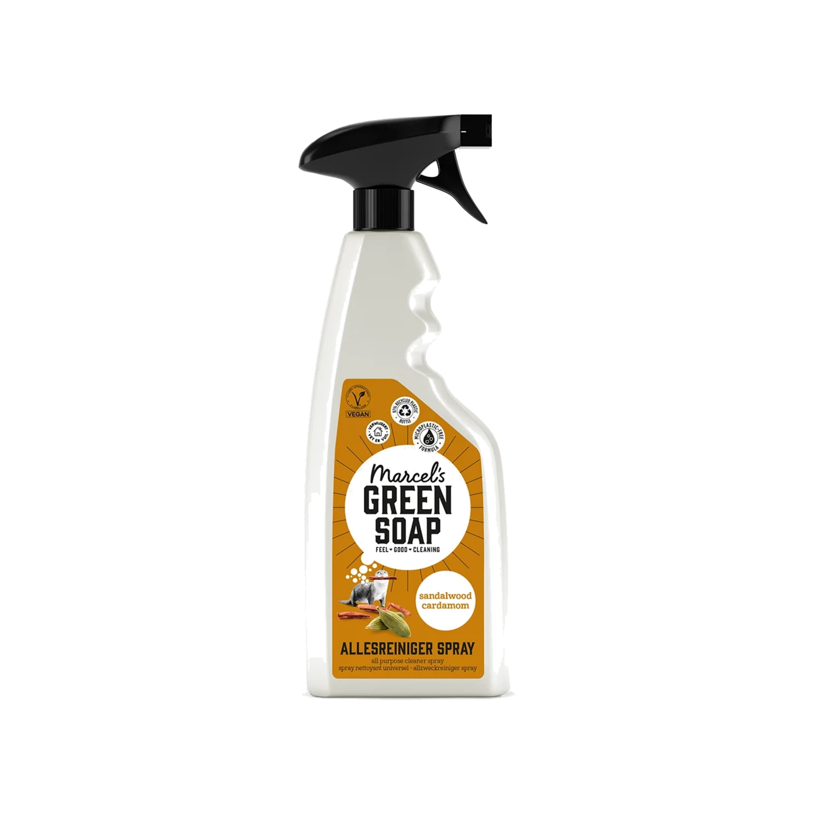 Marcel's Green Soap All Purpose Cleaner Spray Καθαριστικό Γενικής Χρήσης Σανταλόξυλο & Κάρδαμο 500ml Marcel's Green Soap All Purpose Cleaner Spray Καθαριστικό Γενικής Χρήσης Σανταλόξυλο & Κάρδαμο 500ml