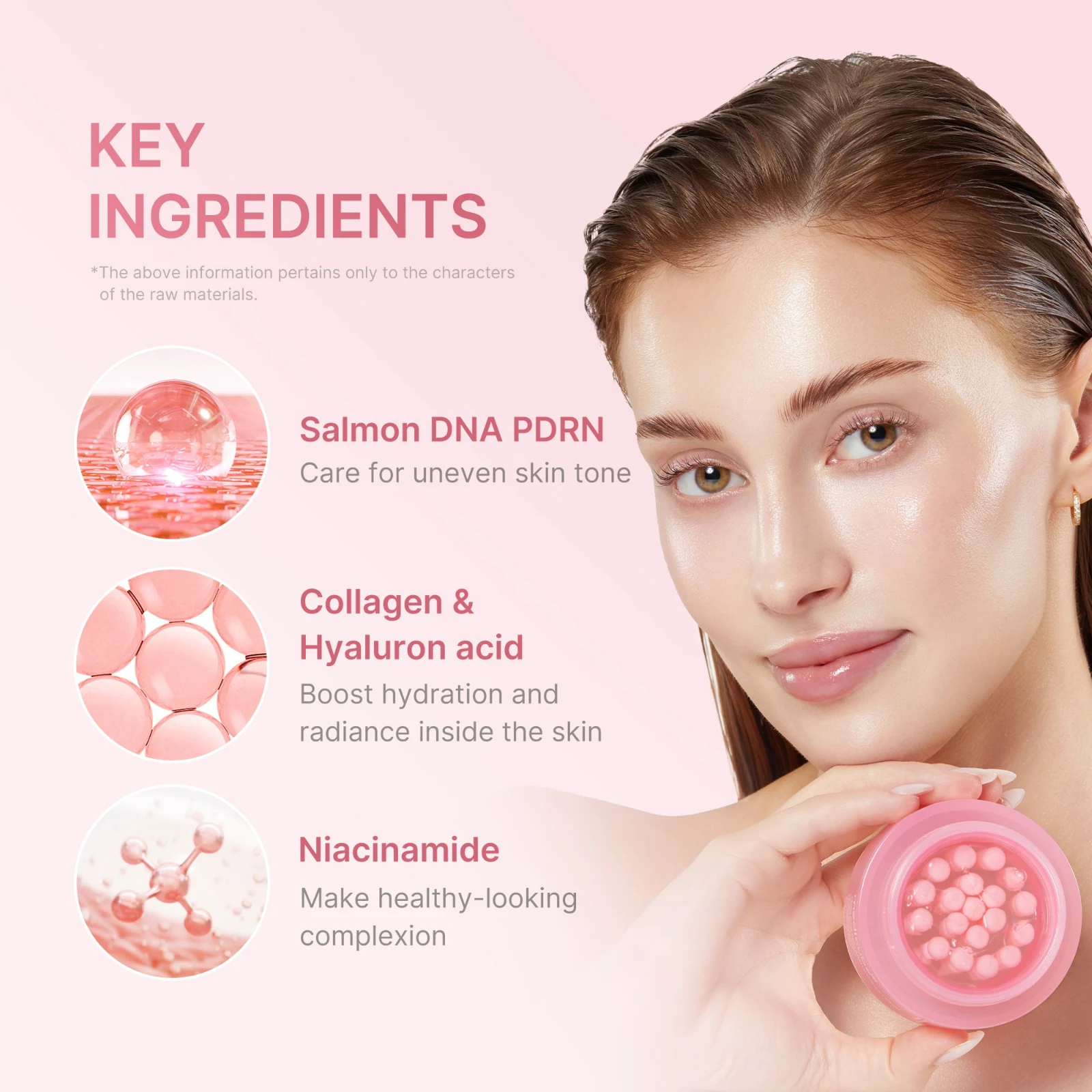 Βασικά συστατικά: PDRN (Salmon DNA), κολλαγόνο & υαλουρονικό, νιασιναμίδη