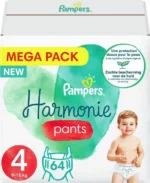 Pampers Harmonie Pants No4 (9-15kg) Πάνες Βρακάκι Mega Pack 64τμχ