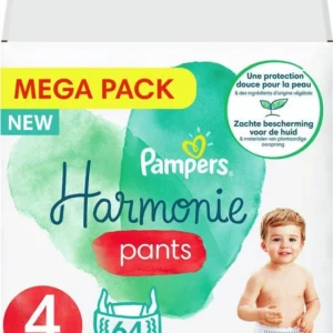 Pampers Harmonie Pants No4 (9-15kg) Πάνες Βρακάκι Mega Pack 64τμχ
