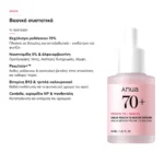 Anua Peach 70 Niacin Serum Ορός Λάμψης με Νιασιναμίδη 30ml – βασικά συστατικά