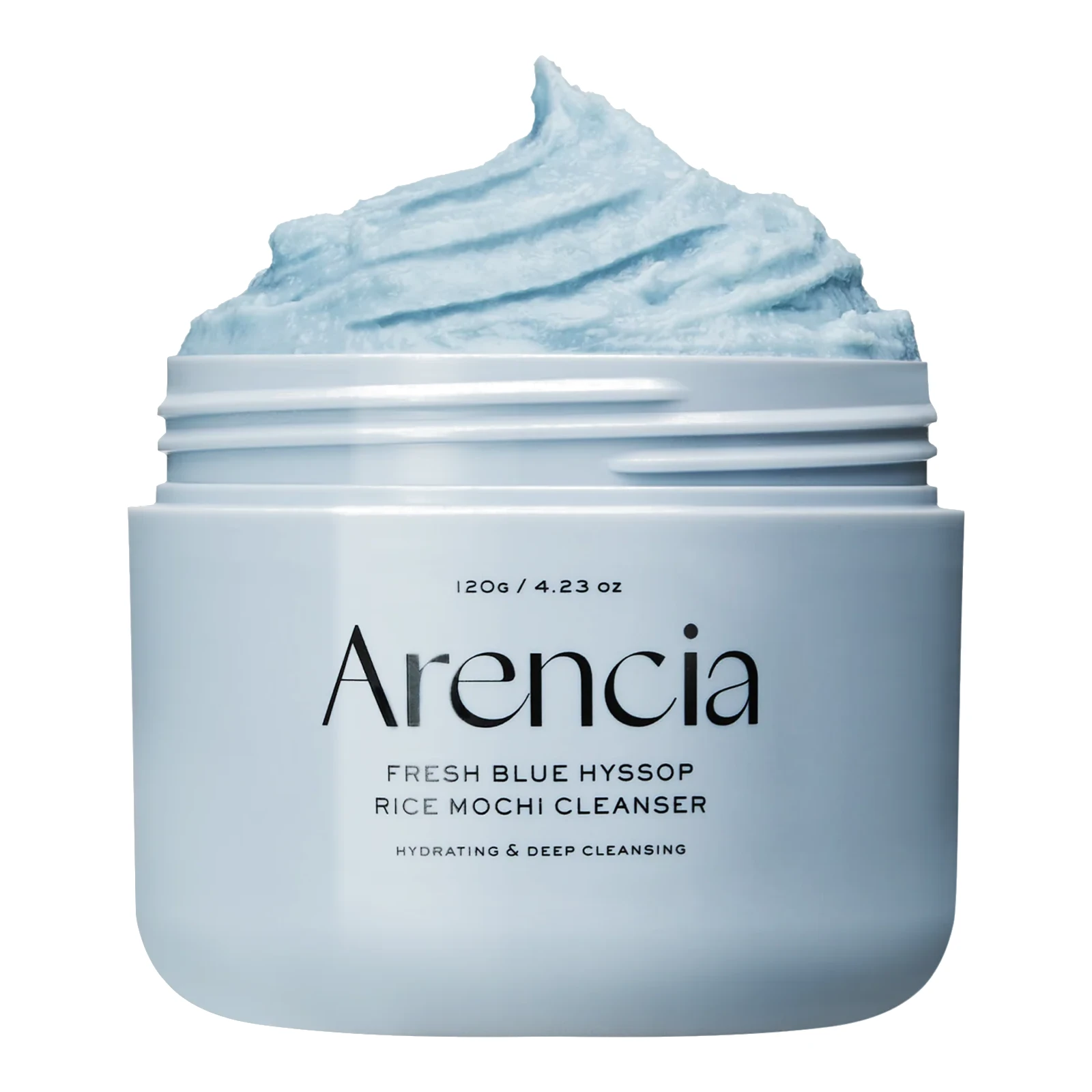 Arencia Fresh Blue Hyssop Rice Mochi Cleanser 120g
