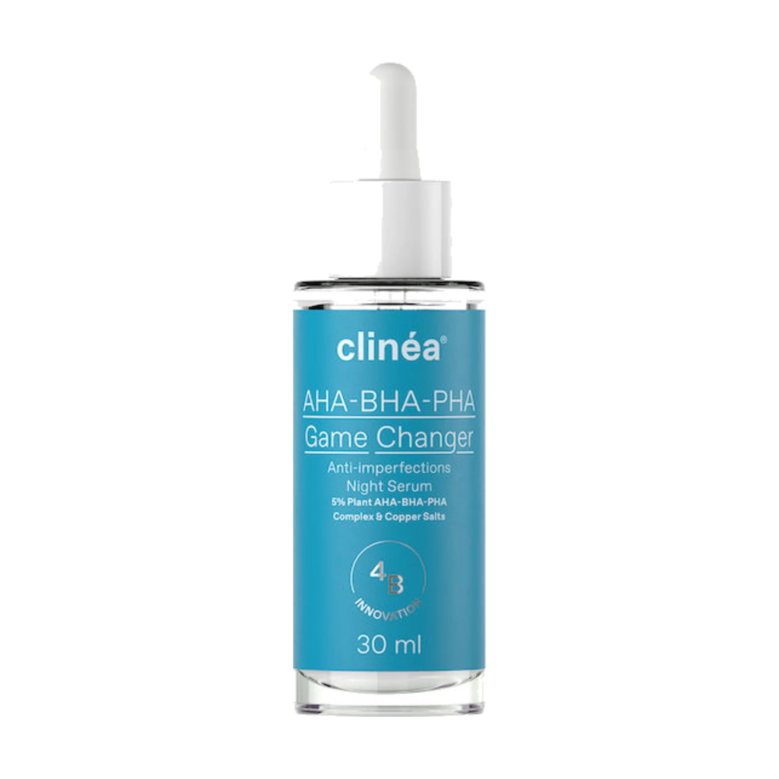 Clinéa AHA-BHA-PHA Game Changer Serum Νυκτός κατά Ατελειών με Οξέα & Κολλαγόνο 30ml Clinéa AHA-BHA-PHA Game Changer Serum Νυκτός κατά Ατελειών με Οξέα & Κολλαγόνο 30ml