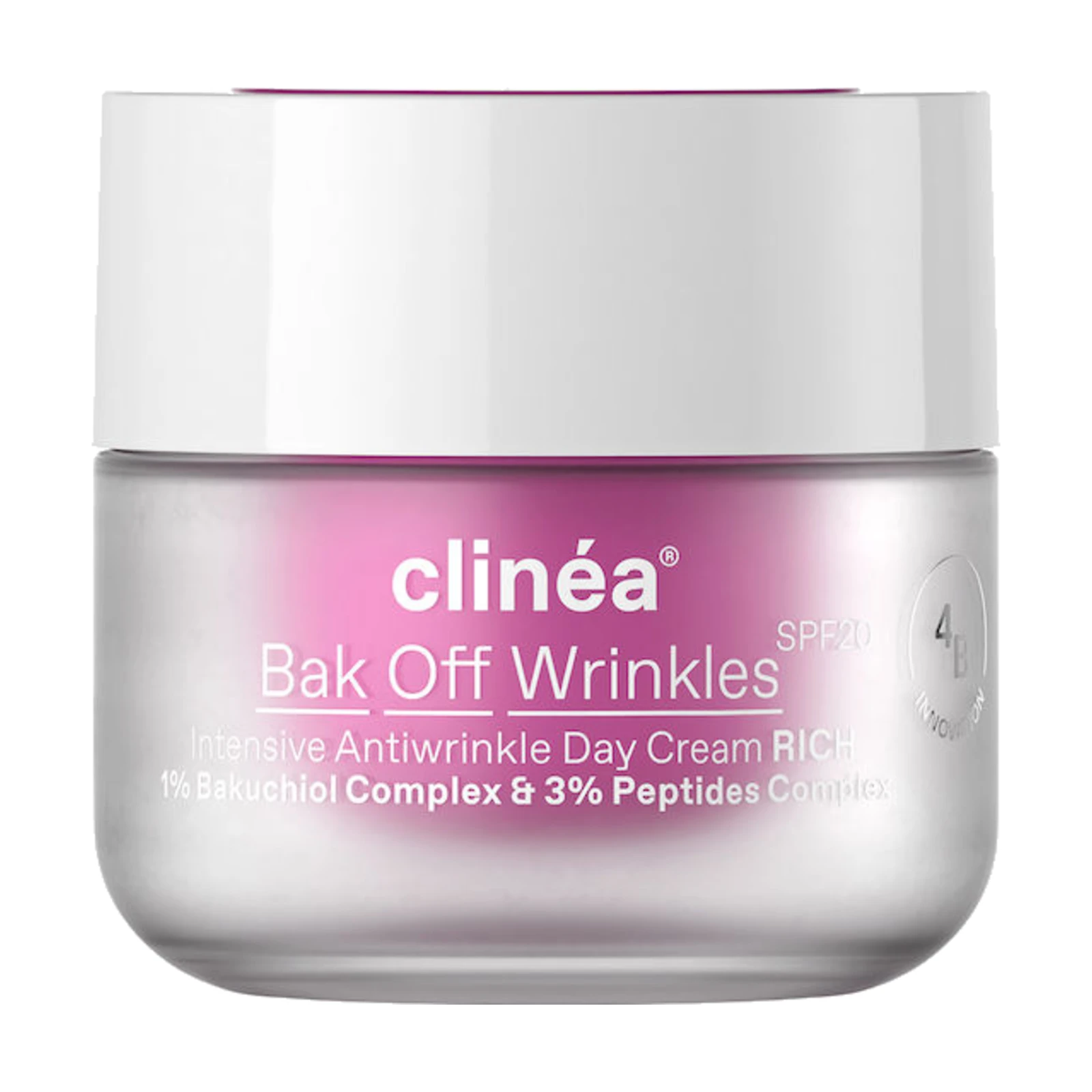 Clinéa Bak Off Wrinkles Rich Αντιγηραντική Κρέμα Προσώπου Ημέρας SPF20 με Βιορετινόλη, Πεπτίδια & Υαλουρονικό 50ml Clinéa Bak Off Wrinkles Rich Αντιγηραντική Κρέμα Προσώπου Ημέρας SPF20 με Βιορετινόλη, Πεπτίδια & Υαλουρονικό 50ml