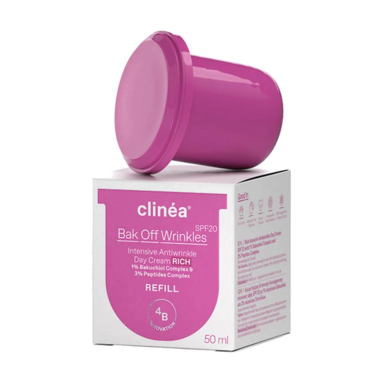 Clinéa Bak Off Wrinkles Rich Refill Αντιγηραντική Κρέμα Ημέρας SPF20 με Βιορετινόλη & Πεπτίδια 50ml