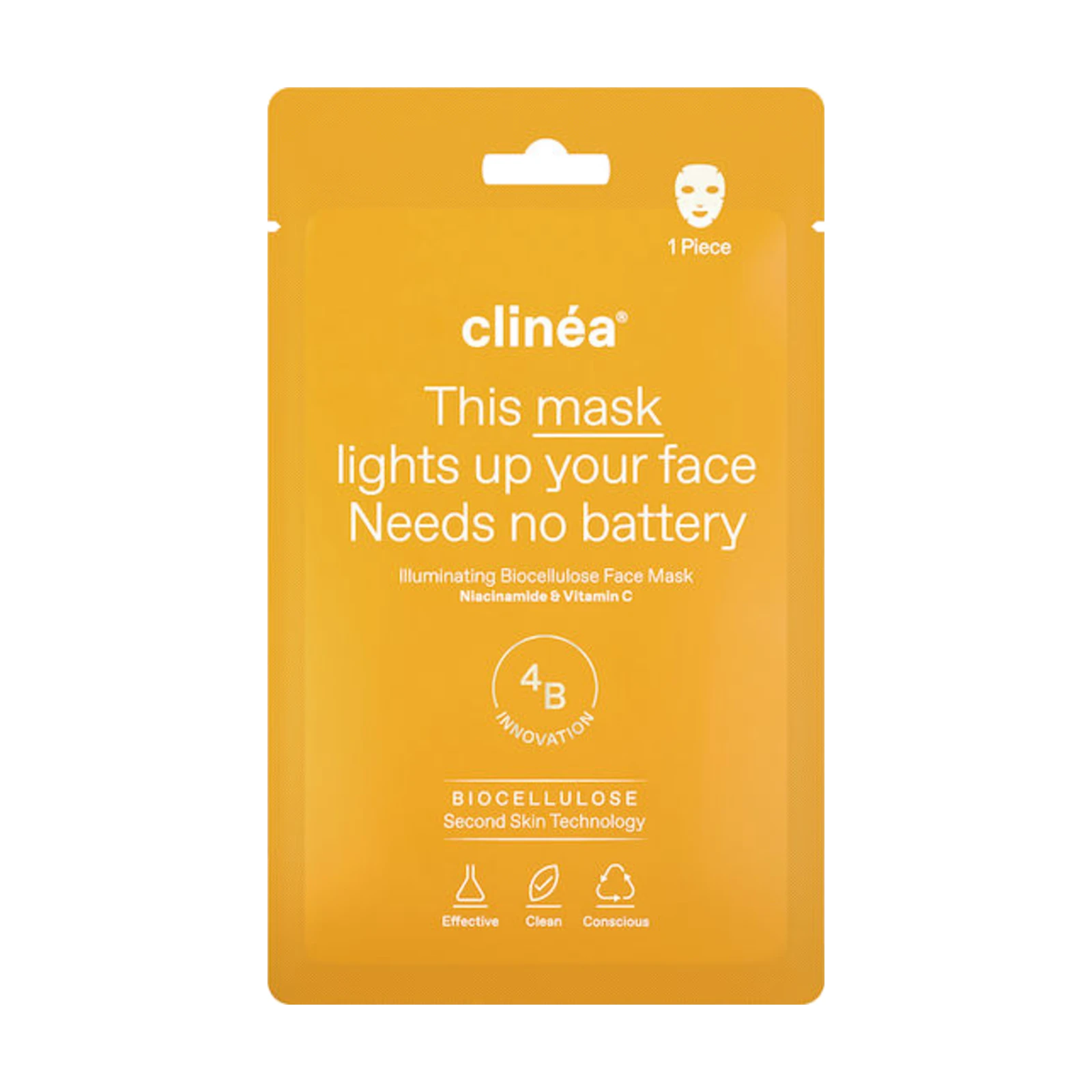 Clinéa Lights Up Your Face Sheet Μάσκα Προσώπου Βιοκυτταρίνης για Λάμψη 1τμχ Clinéa Lights Up Your Face Sheet Μάσκα Προσώπου Βιοκυτταρίνης για Λάμψη 1τμχ