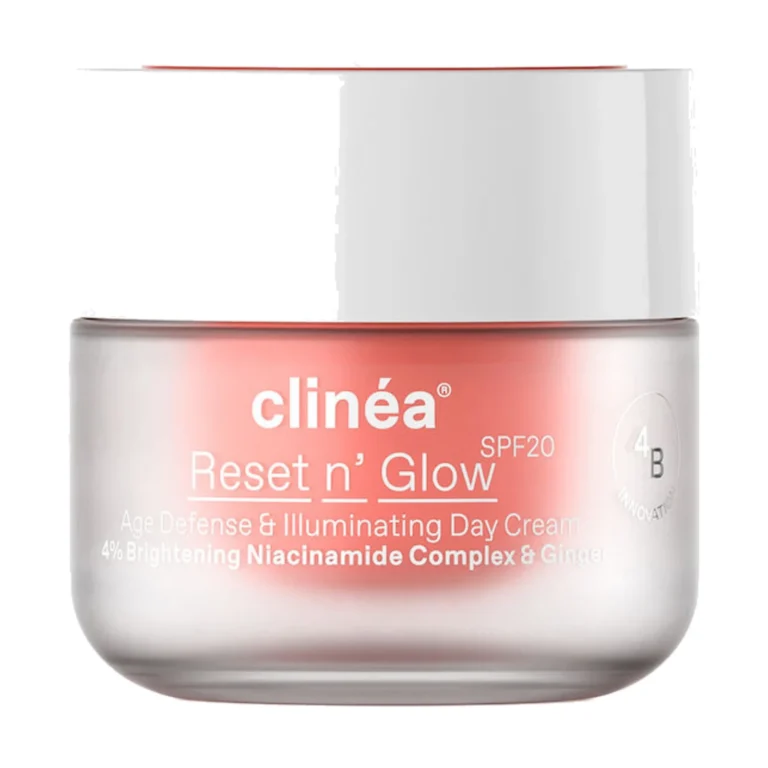 Clinéa Reset n’ Glow Κρέμα Προσώπου Ημέρας SPF20 για Αντιγήρανση & Λάμψη με Νιασιναμίδη & Πρεβιοτικά 50ml