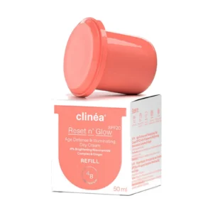 Clinéa Reset n’ Glow Refill Ανταλλακτικό Κρέμας Προσώπου Ημέρας SPF20 με Νιασιναμίδη & Πρεβιοτικά 50ml