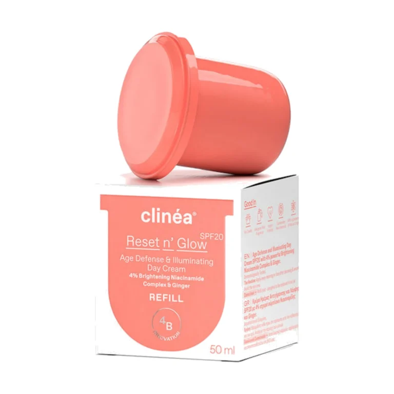 Clinéa Reset n’ Glow Refill Ανταλλακτικό Κρέμας Προσώπου Ημέρας SPF20 με Νιασιναμίδη & Πρεβιοτικά 50ml
