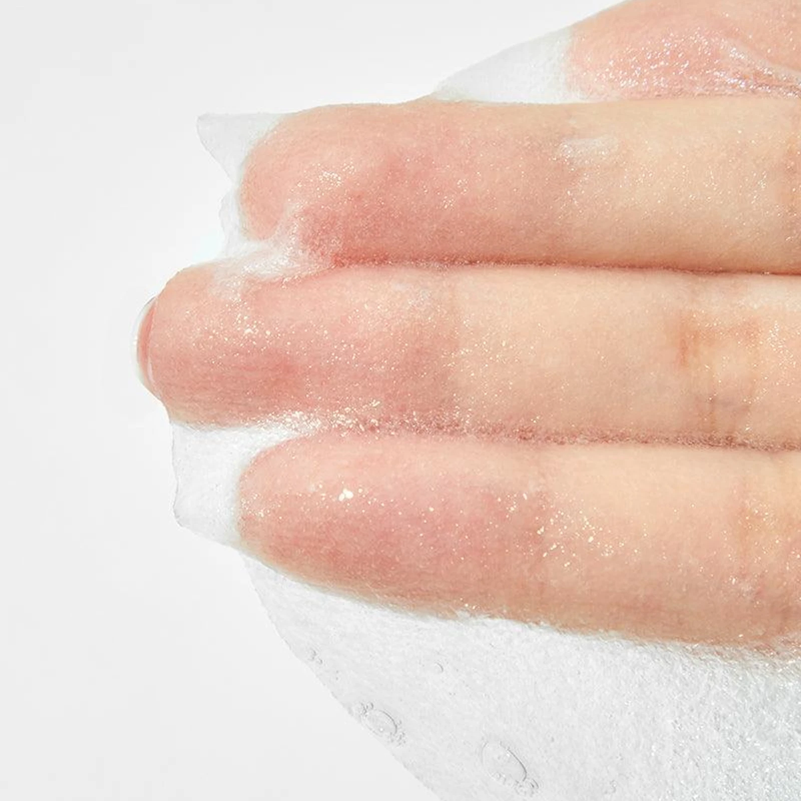 Λεπτό, απαλό ύφασμα εμποτισμένο με essence snail mucin