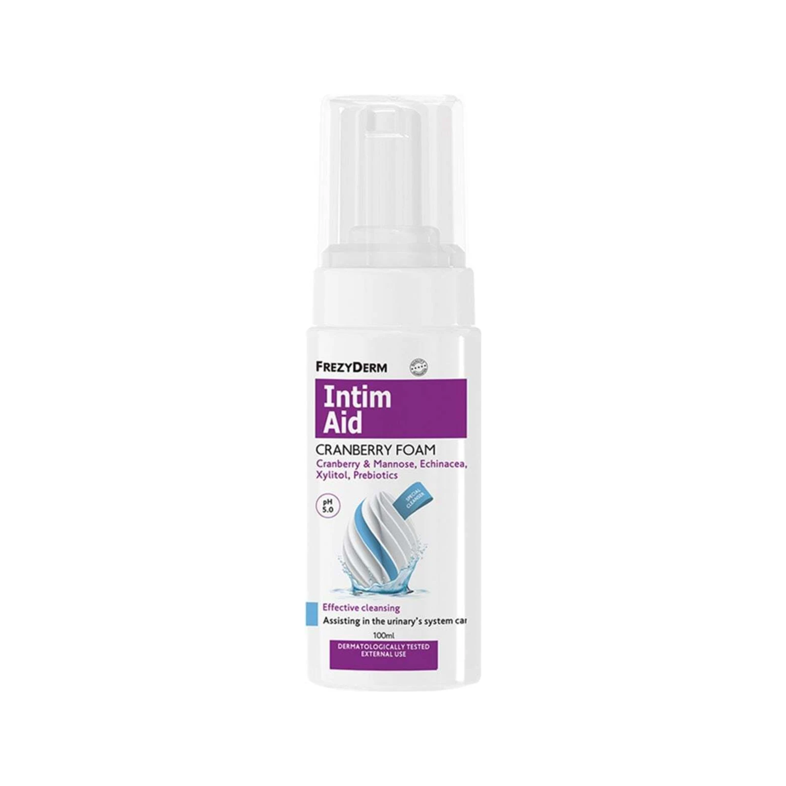 Frezyderm Intim Aid Cranberry Foam pH 5.0 – 100ml
