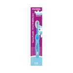 Frezyderm Sensiteeth Baby – βρεφική οδοντόβουρτσα 6–36 μηνών, γαλάζια – δεύτερη όψη / συσκευασία