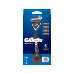 Gillette ProGlide Ξυριστική Μηχανή με 4 Ανταλλακτικές Κεφαλές 5 Λεπίδων, Λιπαντική Ταινία & Βάση Στήριξης