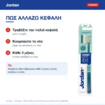 Jordan Change Οδοντόβουρτσα Soft με 2 Ανταλλακτικές Κεφαλές από Ανακυκλωμένο Πλαστικό (Τυχαία Επιλογή) – πώς χρησιμοποιείται
