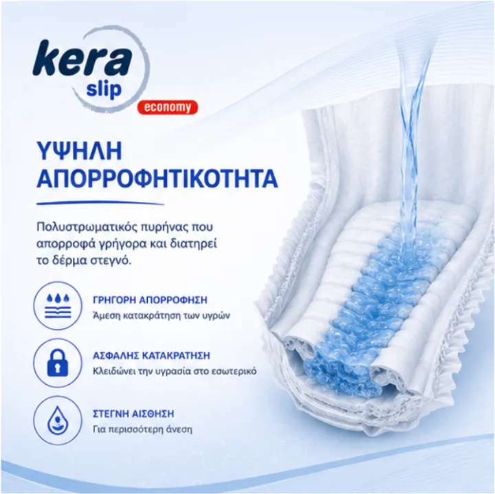 Kera Slip Super – υψηλή απορροφητικότητα