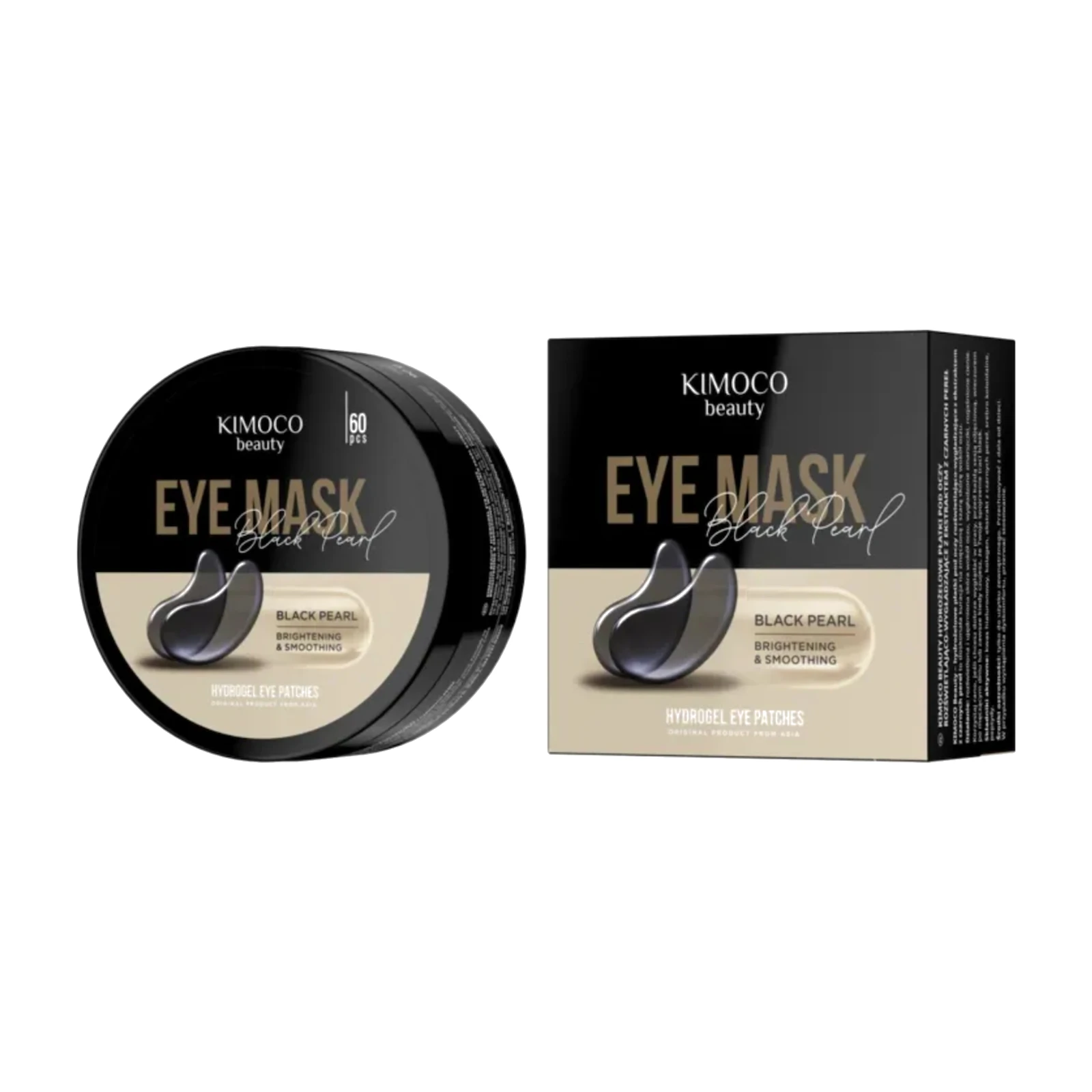 Kimoco Beauty Black Pearl Hydrogel Eye Mask 60τμχ
