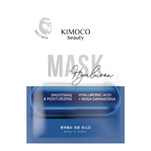 Kimoco Beauty Hyaluronic Acid & Rosa Damascena Sheet Mask 23ml