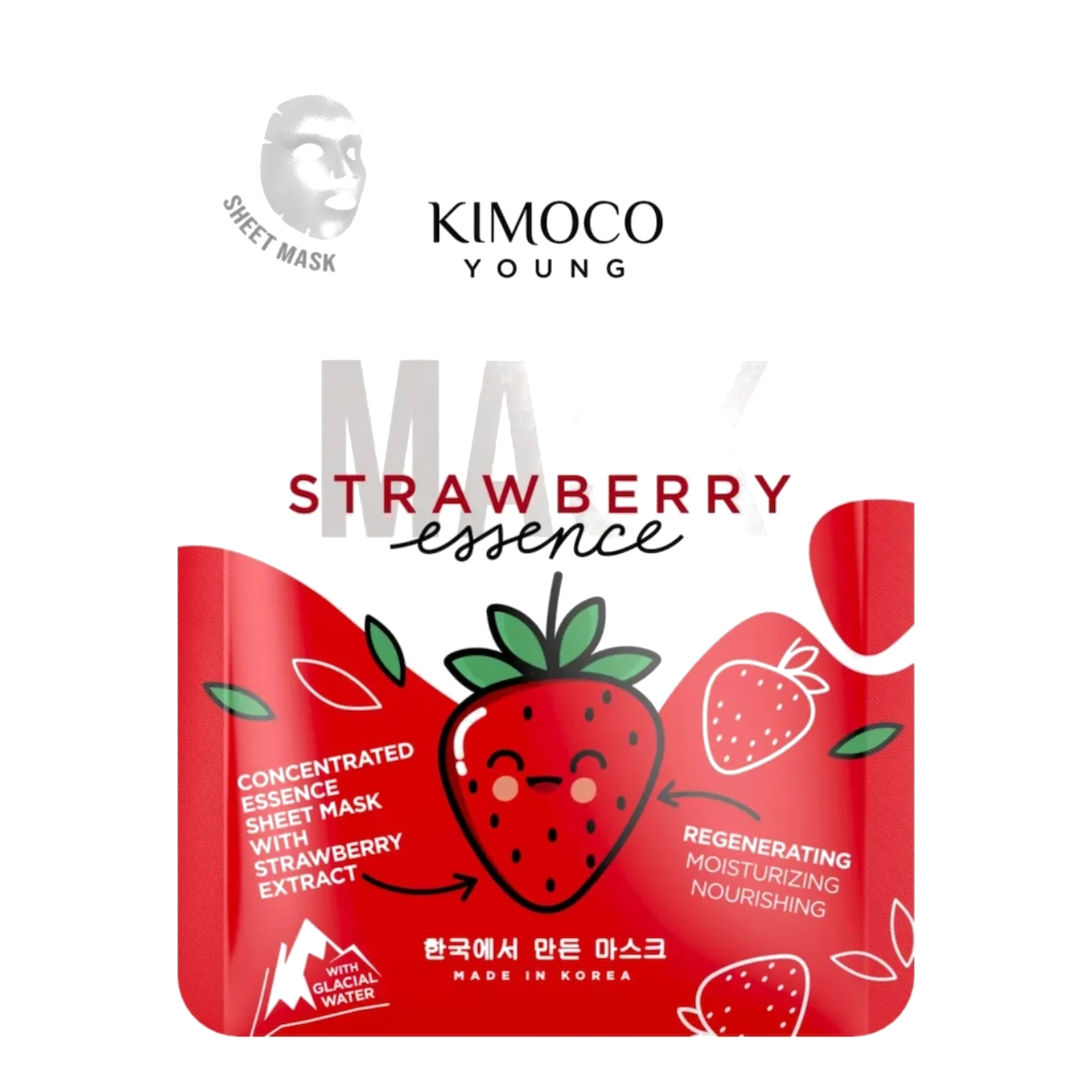 Kimoco Young Strawberry Essence Mask 25ml