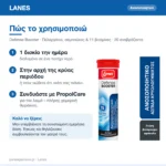 Lanes Defense Booster Συμπλήρωμα για την Ενίσχυση του Ανοσοποιητικού 20 αναβράζοντα δισκία – πώς χρησιμοποιείται