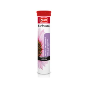 Lanes Echinacea + Vitamin C με Ψευδάργυρο, Ατσερόλα & Αγριοτριανταφυλλιά για Ανοσοποιητικό, Γεύση Μέλι-Λεμόνι, 20 Αναβράζοντα Δισκία