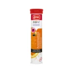 Lanes Ester-C 500mg + Echinacea & Sambucus Μη Όξινη Βιταμίνη C για Ενίσχυση του Ανοσοποιητικού, Γεύση Βατόμουρο, 20 Αναβράζοντα Δισκία