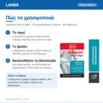 Lanes Kcaligram Day & Night Συμπλήρωμα για Έλεγχο Βάρους 60 κάψουλες – πώς χρησιμοποιείται