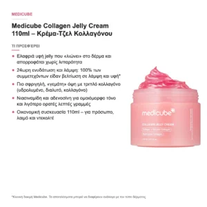Medicube Collagen Jelly Cream Κρέμα Προσώπου με Κολλαγόνο & Νιασιναμίδη 110ml – τι προσφέρει