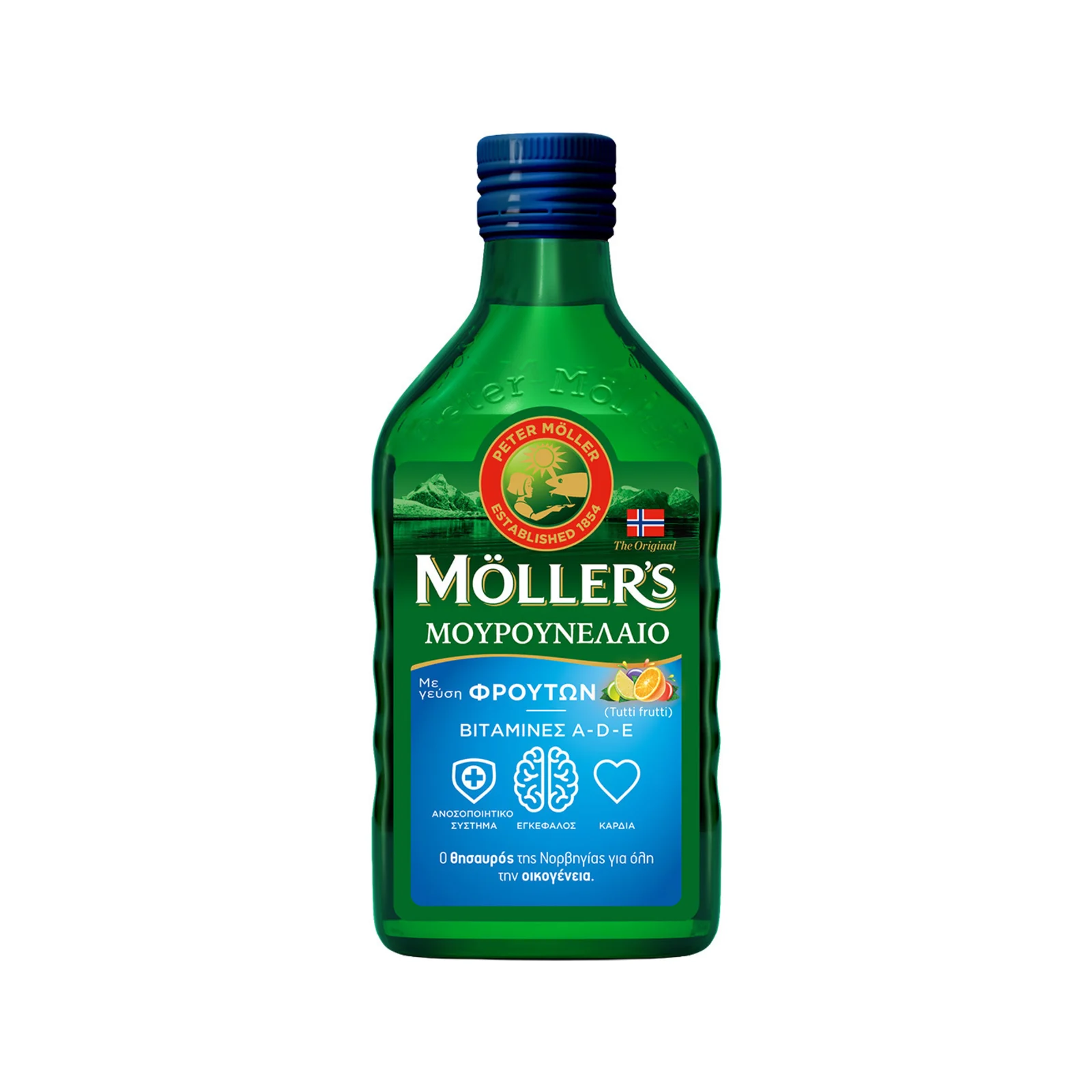 mollers-mourounelaio-geusi-frouton-250ml-main-1939974 Möller’s Μουρουνέλαιο Γεύση Φρούτων (Tutti Frutti) με Ωμέγα-3 & Βιταμίνες A, D3, E, 250ml