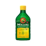 Möller’s Μουρουνέλαιο Γεύση Λεμόνι με Ωμέγα-3 & Βιταμίνες A, D3, E, 250ml
