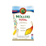 Möller’s Total Ωμέγα-3 + Πολυβιταμίνη με Μέταλλα & Ιχνοστοιχεία, 28 Κάψουλες + 28 Ταμπλέτες