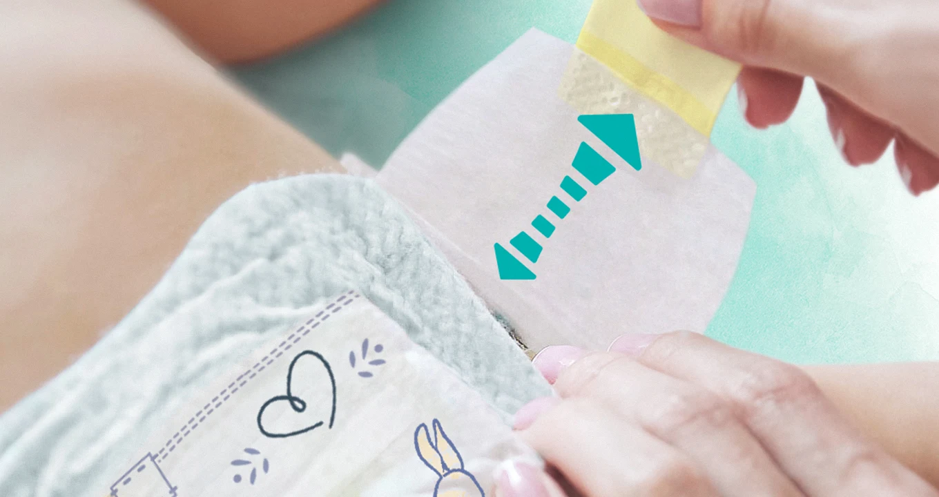 Pampers Harmonie – λεπτομέρεια