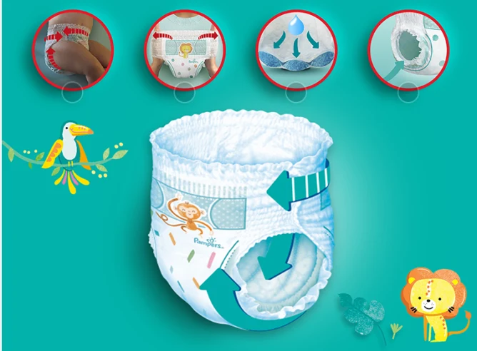 Pampers Pants No4
