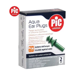 PiC Solution Aqua Kids Παιδικές Ωτοασπίδες Σιλικόνης για Κολύμβηση Πράσινες 2τμχ