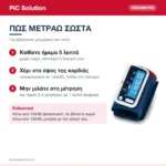PiC Solution Mobile Rapid Ψηφιακό Πιεσόμετρο Μπράτσου χωρίς Λάστιχα με Ανίχνευση Αρρυθμίας – πώς χρησιμοποιείται