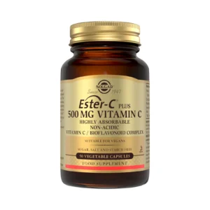 Solgar Ester-C Plus Βιταμίνη για Ενίσχυση του Ανοσοποιητικού, τo Δέρμα & Αντιοξειδωτική δράση 500mg 250 φυτικές κάψουλες