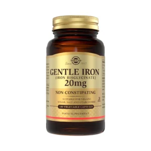 Solgar Gentle Iron 20mg με Βιταμίνη C 90 φυτικές κάψουλες
