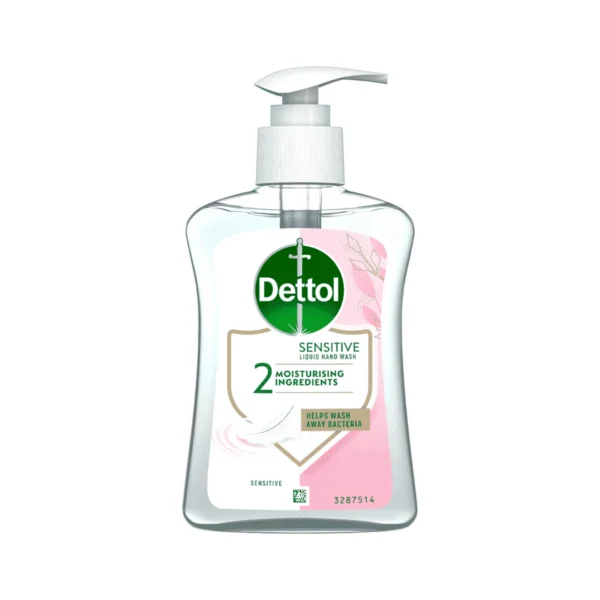 Dettol Sensitive Υγρό Κρεμοσάπουνο με Αντλία για Ευαίσθητες Επιδερμίδες 250ml