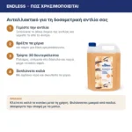 Endless Κρεμοσάπουνο Toffee Caramel με Άρωμα Βανίλια & Macadamia 4lt – τρόπος χρήσης