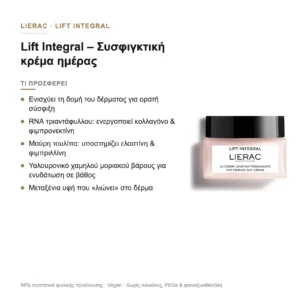 Τι προσφέρει η Lierac Lift Integral Συσφιγκτική Κρέμα Ημέρας