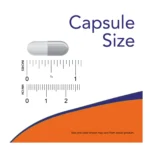Now Foods 5-HTP 60 Φυτικές Κάψουλες Unflavoured – μέγεθος κάψουλας